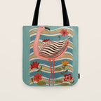 Pink Flamingo Tote Bag Gallery Image 1