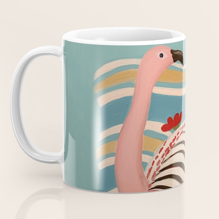Pink Flamingo Coffee Mug Gallery Image 3