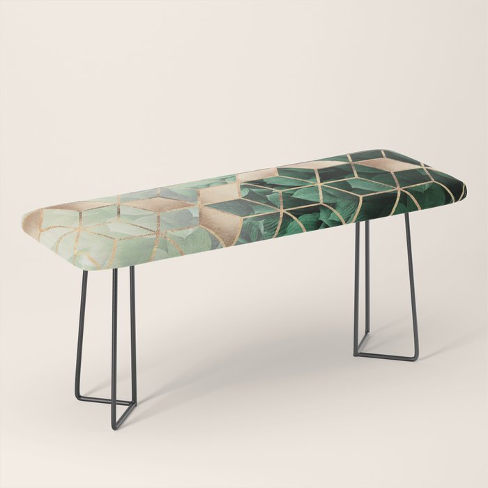 Leaves And Cubes Bench Gallery Image 1