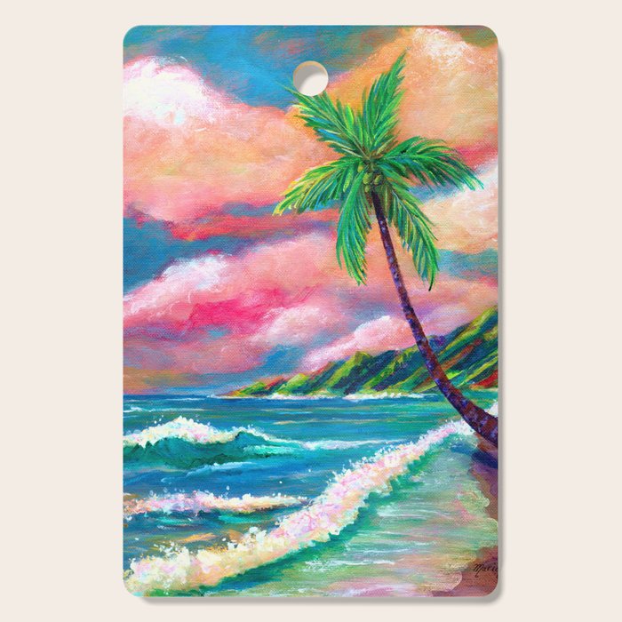 Tropical Na Pali Coast Cutting Board Gallery Image 1