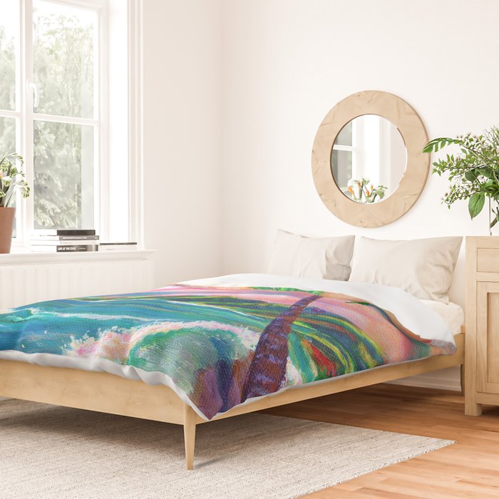 Tropical Na Pali Coast Duvet Cover Gallery Image 2