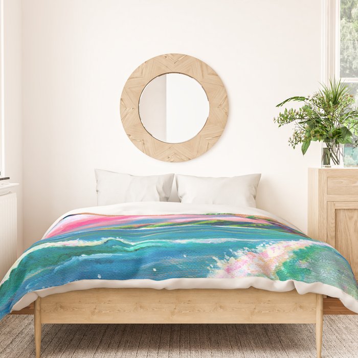 Tropical Na Pali Coast Duvet Cover Gallery Image 3