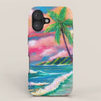 Tropical Na Pali Coast iPhone Case Gallery Image 1