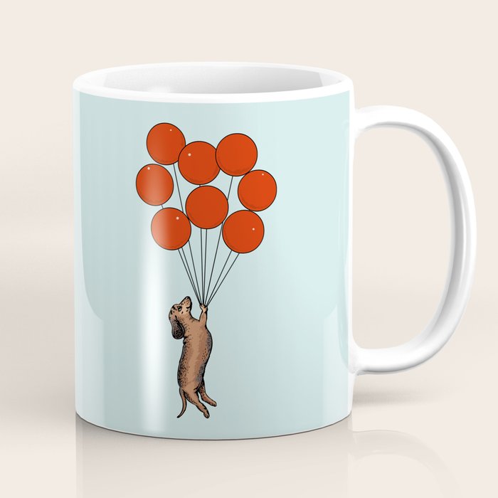 I Believe I Can Fly Dachshund Coffee Mug Gallery Image 1