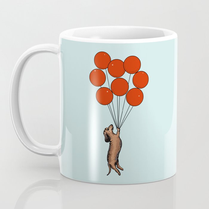 I Believe I Can Fly Dachshund Coffee Mug Gallery Image 3