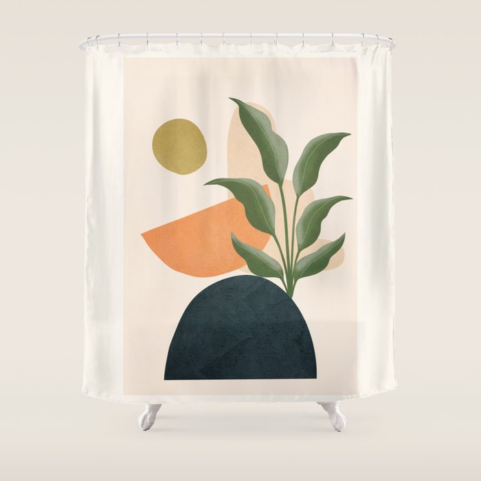 Abstract Nature Moment 8 Shower Curtain Gallery Image 1