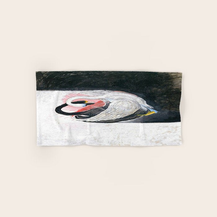 Hilma af klint the Swan No 05 Bath Towel Gallery Image 1