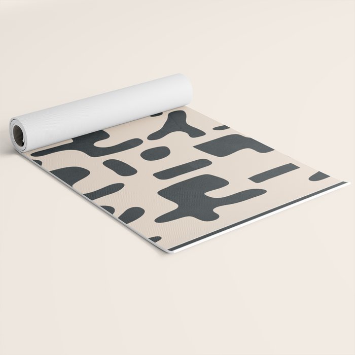 Organic Contemporary Modern Shapes 05 Yoga Mat Gallery Image 2