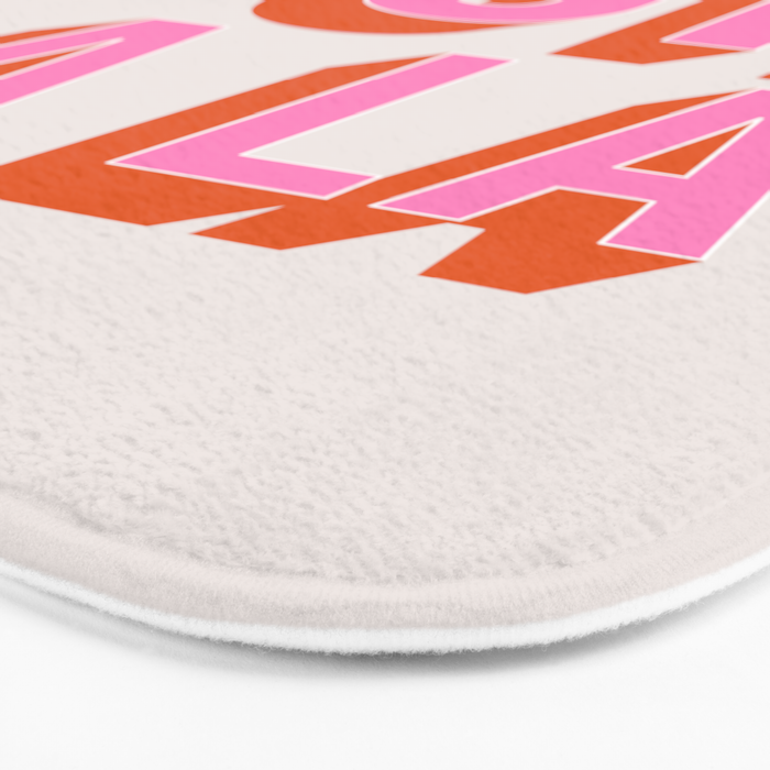 Ooh La La (Pink) Bath Mat Gallery Image 3