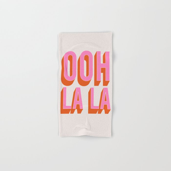 Ooh La La (Pink) Bath Towel Gallery Image 1