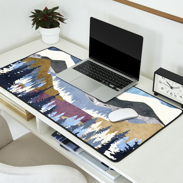Blueberry Sky Desk Mat Gallery Image 2
