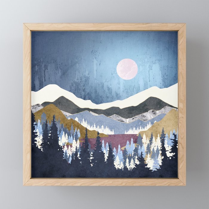 Blueberry Sky Mini Art Print Gallery Image 1