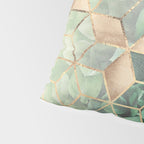 Leaves And Cubes Pillow Sham Gallery Image 4