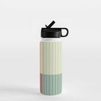 Color Block Line Abstract XIX Water Bottle Gallery Image 1