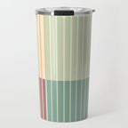 Color Block Line Abstract XIX Travel Mug Gallery Image 1