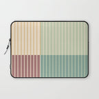 Color Block Line Abstract XIX Laptop Sleeve Gallery Image 1