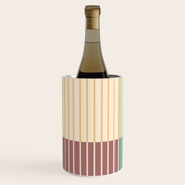 Color Block Line Abstract XIX Wine Chiller Gallery Image 2