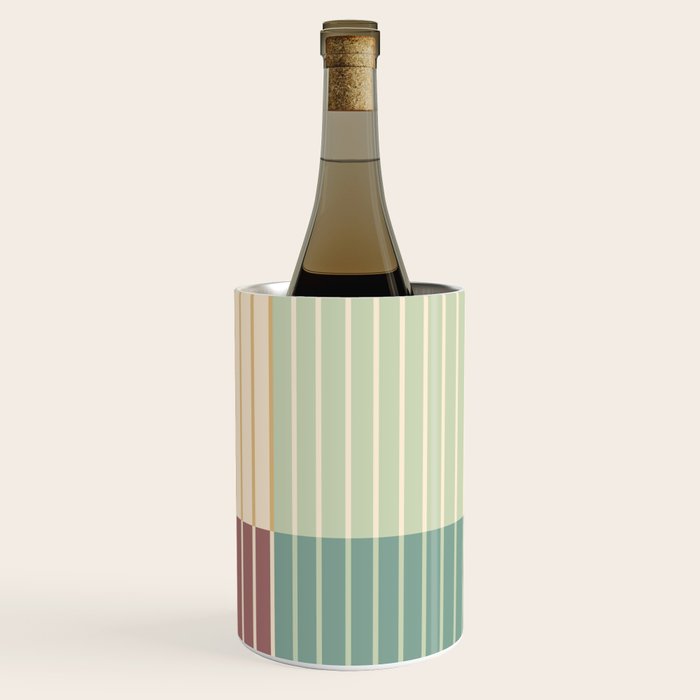 Color Block Line Abstract XIX Wine Chiller Gallery Image 1