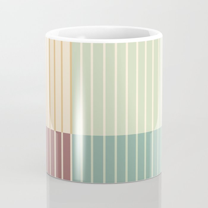 Color Block Line Abstract XIX Coffee Mug Gallery Image 4