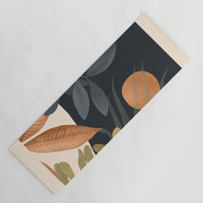 Abstract Art Tropical Leaves 122 Yoga Mat Gallery Image 1