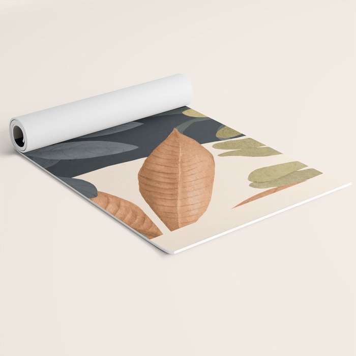 Abstract Art Tropical Leaves 122 Yoga Mat Gallery Image 2