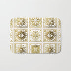 Talavera Mexican Tile - Gold Palette Bath Mat Gallery Image 1