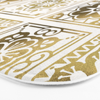 Talavera Mexican Tile - Gold Palette Bath Mat Gallery Image 3