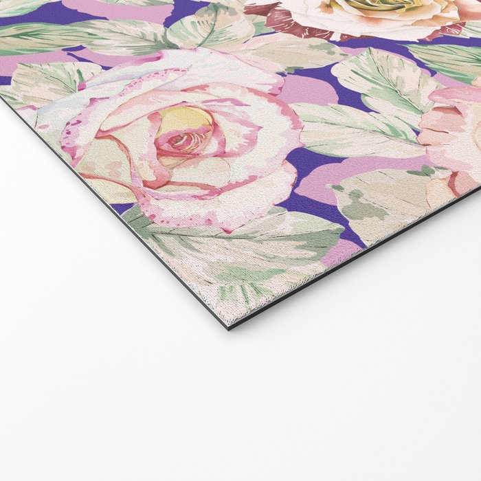 The lush garden in bloom P Welcome Mat Gallery Image 2
