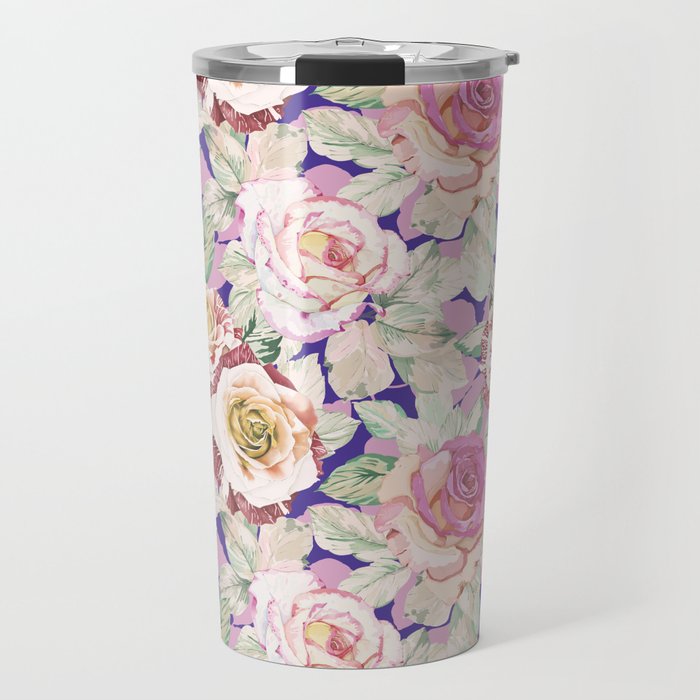 The lush garden in bloom P Travel Mug Gallery Image 1