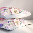 The lush garden in bloom P Pillow Sham Gallery Image 3