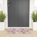 The lush garden in bloom P Welcome Mat Gallery Image 3