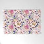 The lush garden in bloom P Welcome Mat Gallery Image 1