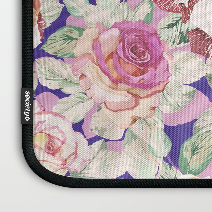 The lush garden in bloom P Laptop Sleeve Gallery Image 3
