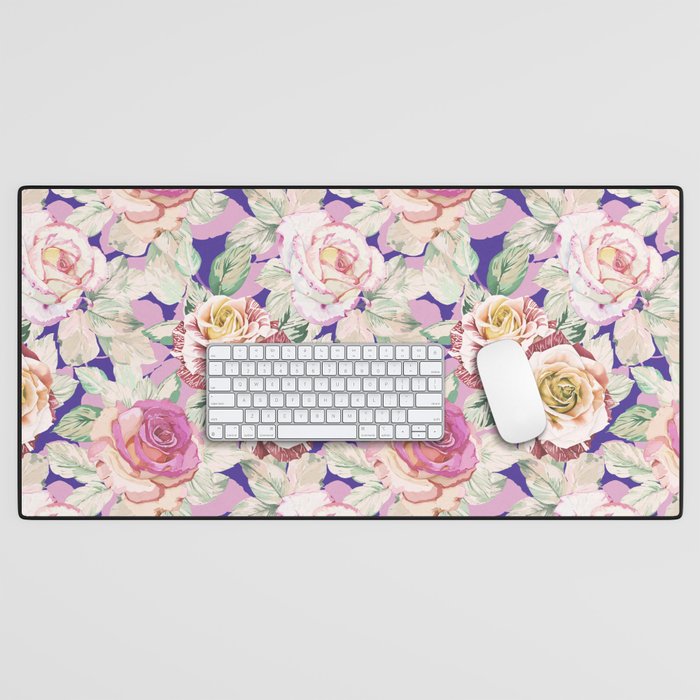 The lush garden in bloom P Desk Mat Gallery Image 1