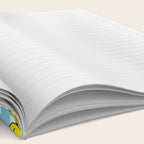 Retro lemon cartoon character pattern Notebook Gallery Image 2