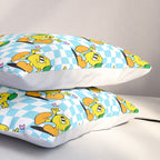 Retro lemon cartoon character pattern Pillow Sham Gallery Image 3