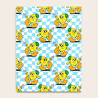 Retro lemon cartoon character pattern Notebook Gallery Image 4