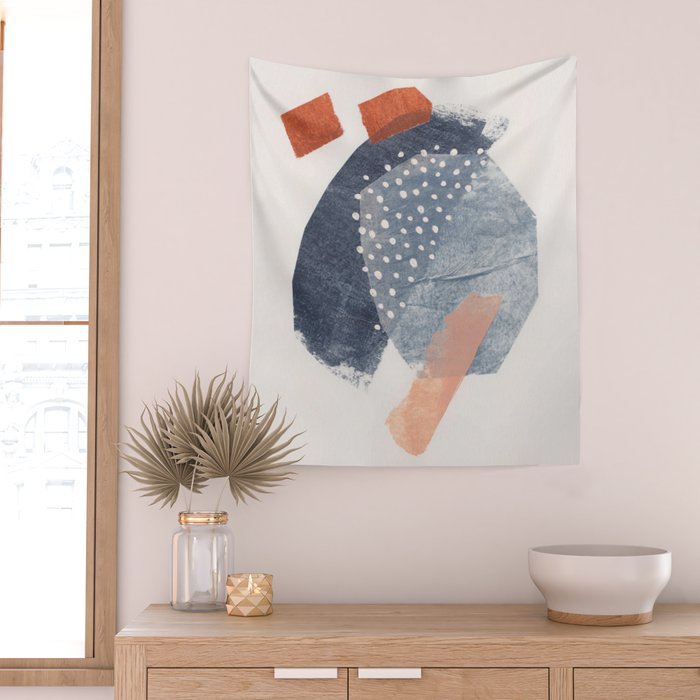 Five Shapes #1 Wall Tapestry Gallery Image 2