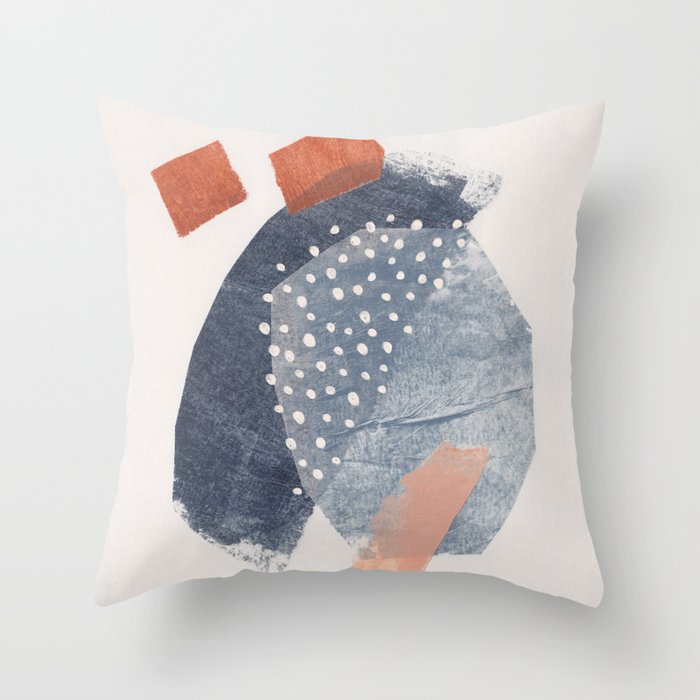 Five Shapes #1 Throw Pillow Gallery Image 1