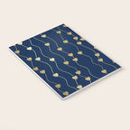 Heart Strings in Navy and Gold Notebook Gallery Image 3