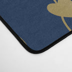 Heart Strings in Navy and Gold Desk Mat Gallery Image 4