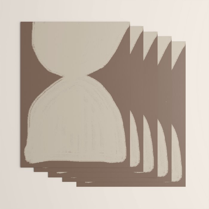 Modern Neutral Shapes Wrapping Paper Gallery Image 3