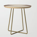 Modern Neutral Shapes Side Table Gallery Image 1