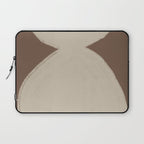 Modern Neutral Shapes Laptop Sleeve Gallery Image 1