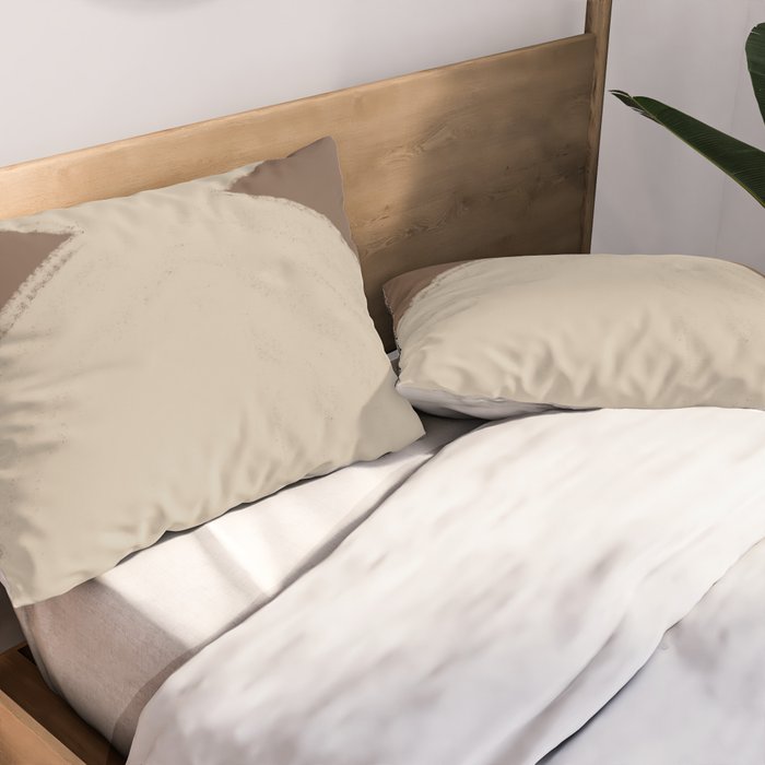 Modern Neutral Shapes Pillow Sham Gallery Image 2
