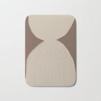 Modern Neutral Shapes Bath Mat Gallery Image 1