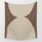 Modern Neutral Shapes Wall Tapestry Gallery Image 4