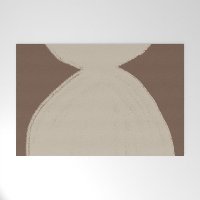 Modern Neutral Shapes Welcome Mat Gallery Image 1