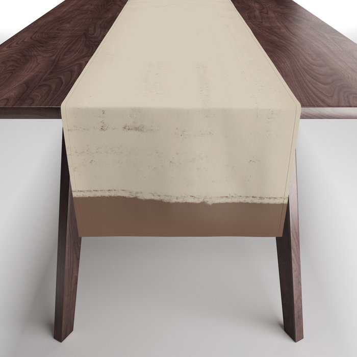 Modern Neutral Shapes Table Runner Gallery Image 1