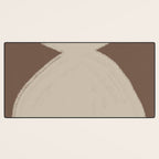 Modern Neutral Shapes Desk Mat Gallery Image 3